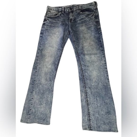 American Fighter Other - American Fighter Light Blue Denim Jeans